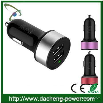Factory price car cigarette lighter socket adapter 5V 3.1A usb charger
